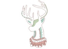 Stickdatei - Hirschkopf